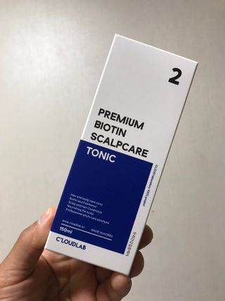 클라우드랩 프리미엄 비오틴 스칼프 케어 토닉 — 5점을 준 리뷰어가 2021년 5월 올린 사용 사진