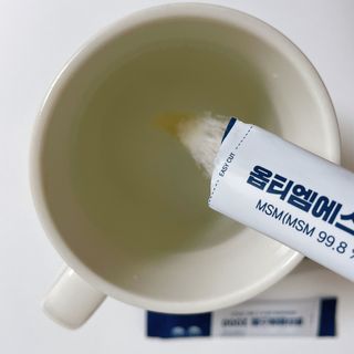 바른비타민 옵티엠에스엠2000 1박스 60포 관절 연골 복합건강기능식품 — 4점을 준 리뷰어가 2021년 6월 올린 사용 사진
