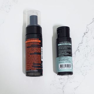 코스모먼트 부스티모 부스팅샴푸60ml + 비듬세정 진정샴푸50ml — 3.5점을 준 리뷰어가 2022년 1월 올린 사용 사진