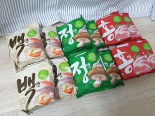 [풀무원] 자연은맛있다 정면, 백면, 홍면  세트 — 5점을 준 리뷰어가 2021년 4월 올린 사용 사진