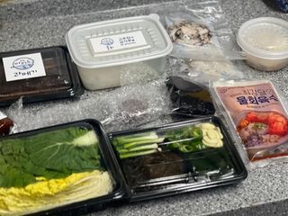 마라도푸드 포항 구룡포 햇 과메기 야채세트 마라도회식당 꽁치 — 5점을 준 리뷰어가 2023년 11월 올린 사용 사진