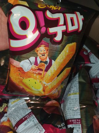 꿀버터 오!구마 꿀버터 오구마 16봉 — 5점을 준 리뷰어가 2021년 7월 올린 사용 사진