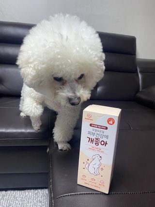 My Pet Care 모발과 모질 피부건강에 개좋아 — 5점을 준 리뷰어가 2020년 12월 올린 사용 사진