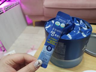 서울약사신협_프로바이오생유산균_2.5G x 100포 — 5점을 준 리뷰어가 2021년 3월 올린 사용 사진