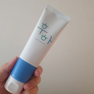 [심폐소생소] 무불소 임산부 천연 치약 — 5점을 준 리뷰어가 2021년 10월 올린 사용 사진