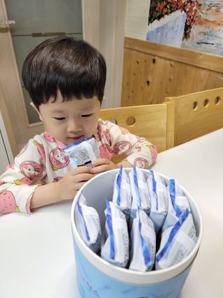 서울약사신협_포스트바이오틱스패밀리_5g x 100포 — 4점을 준 리뷰어가 2021년 3월 올린 사용 사진