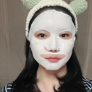 아이디플라코스메틱 페이스핏 플라스터 마스크 _ 리뉴얼 — 2.5점을 준 리뷰어가 2022년 4월 올린 사용 사진
