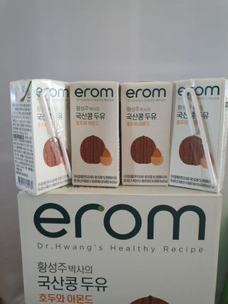 이롬 erom 황성주박사의 국산콩 두유 호두와 아몬드 — 5점을 준 리뷰어가 2020년 12월 올린 사용 사진