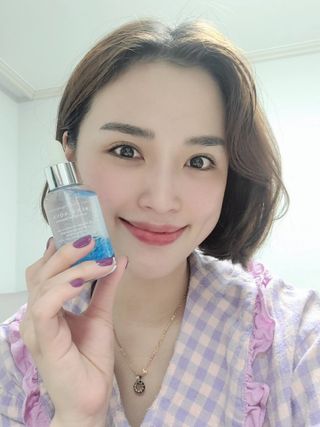 메디필 블루 아쿠아 카밍 볼 앰플 — 5점을 준 리뷰어가 2021년 3월 올린 사용 사진