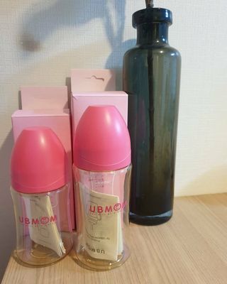 유비맘 PPSU 젖병 노꼭지_200ml_컬러 랜덤 발송 — 5점을 준 리뷰어가 2021년 1월 올린 사용 사진