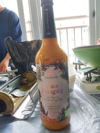 H365 [Kaskein Luomutyrniglögi] 핀란드 전통 무알콜 멀드와인 시벅톤 글로기 — 5점을 준 리뷰어가 2021년 5월 올린 사용 사진