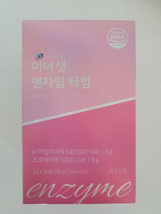 이너셋 엔자임 타임 1개월분, 3gX30포X1박스 곡물발효효소 유산균 — 5점을 준 리뷰어가 2023년 3월 올린 사용 사진