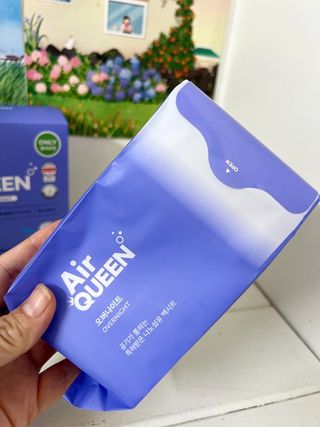 에어퀸 뉴브레스 유기농 생리대 4종 (팬티라이너 20P + 중형 10P + 대형 10P + 오버나이트 8P)_체험단 — 5점을 준 리뷰어가 2024년 6월 올린 사용 사진