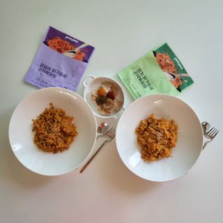 [푸딩팩토리] 요잇조잇 닭갈비 닭가슴살/김치 닭가슴살 곤약볶음밥 2종 (김치볶음밥 2개 닭갈비 볶음밥 1개) — 5점을 준 리뷰어가 2022년 7월 올린 사용 사진