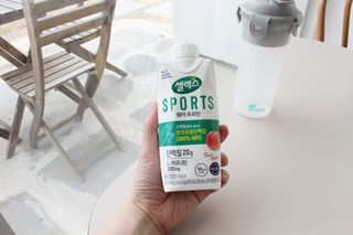 셀렉스스포츠 셀렉스 스포츠 웨이 프로틴 복숭아_ 330ml x 12팩 — 5점을 준 리뷰어가 2021년 4월 올린 사용 사진