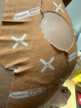 파워풀엑스 메디핑 라이트팩 다이아몬드 타입_8개입(베이지) — 5점을 준 리뷰어가 2025년 1월 올린 사용 사진