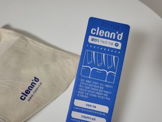 주식회사 클린디 [클린디] 파우치에 쏙 넣어 밖에서도 치아건강🦷 챙기기 [맞춤 칫솔 + 치약  + 파우치 구성] — 5점을 준 리뷰어가 2021년 12월 올린 사용 사진