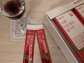 서울약사신협_석류 타트체리 콜라겐_10g x 30포 — 5점을 준 리뷰어가 2021년 7월 올린 사용 사진