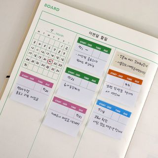 MF[비마이웨이]특허받은 할일카드 플래너, 비마이웨이 세트(만년형) — 5점을 준 리뷰어가 2023년 7월 올린 사용 사진