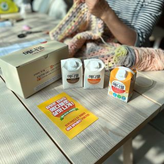 메디웰 살맛나는 캠페인 체험팩 — 5점을 준 리뷰어가 2021년 11월 올린 사용 사진