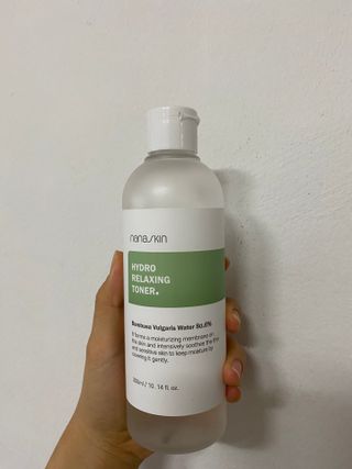 나나스킨 하이드로릴렉싱토너 — 5점을 준 리뷰어가 2021년 5월 올린 사용 사진