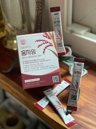하루 1포로 콜레스테롤, 유산균, 고역가 소화효소까지 한번에 섭취! 다온바이오 홍자임 1개월분(30포) — 5점을 준 리뷰어가 2023년 2월 올린 사용 사진