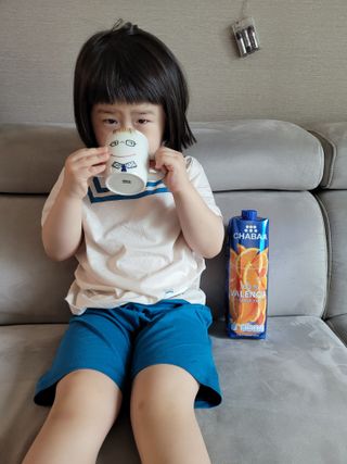 [차바] 발렌시아 오렌지주스 2개 — 5점을 준 리뷰어가 2021년 10월 올린 사용 사진