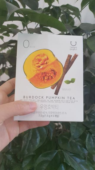 딜라이트 프로젝트 블렌딩티 우엉호박티, 히비후르츠티, 쟈스민캐모티 — 4점을 준 리뷰어가 2021년 7월 올린 사용 사진