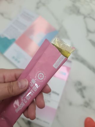 주식회사 얼굴반쪽 [얼굴반쪽 가르시니아 2,800mg] x 14포 1주 젤리 다이어트 보조제 체지방감소 — 5점을 준 리뷰어가 2021년 11월 올린 사용 사진