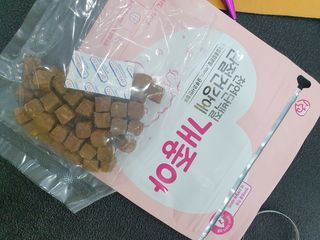 My Pet Care 천연단백질 관절건강에 개좋아 — 5점을 준 리뷰어가 2021년 2월 올린 사용 사진