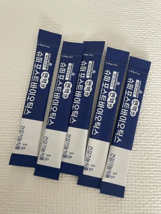 메이준뉴트리 슈퍼 포스트바이오틱스 — 5점을 준 리뷰어가 2021년 3월 올린 사용 사진