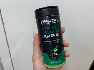 우주쿡 천연조미료 고메 프리미엄 시즈닝 6종 택1 청양고추+ /대파 /깻잎 /마늘 /생강 /표고버섯 — 5점을 준 리뷰어가 2021년 8월 올린 사용 사진