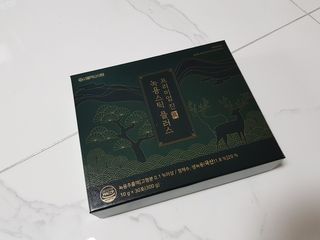 서울약사신협_프리미엄 진 녹용스틱 플러스10g x 30포 — 5점을 준 리뷰어가 2021년 8월 올린 사용 사진