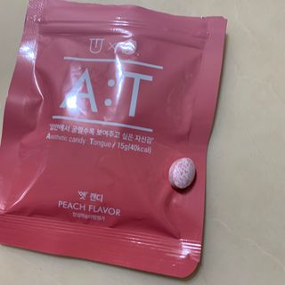 입 냄새 완화에 도움을 주는 에티켓 캔디 복숭아맛 앳캔디 — 5점을 준 리뷰어가 2021년 1월 올린 사용 사진