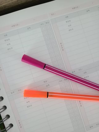 리훈 오늘쓰임 가계부 1년용 — 5점을 준 리뷰어가 2021년 5월 올린 사용 사진