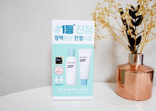 리더스코스메틱 리더스 카밍 바이오틱스 #1등 진정 기획세트 [에센스 워터150ml + 크림 마스크80ml] — 5점을 준 리뷰어가 2022년 10월 올린 사용 사진