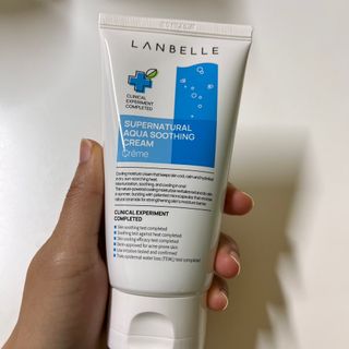 랑벨 수퍼내츄럴 아쿠아 수딩 크림 100ml — 5점을 준 리뷰어가 2022년 5월 올린 사용 사진