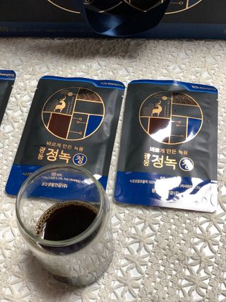 광동생활건강 [광동] 바르게 만든 녹용, 광동정녹청 — 5점을 준 리뷰어가 2021년 11월 올린 사용 사진