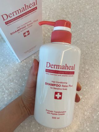 더마힐 헤어 컨디셔닝 샴푸 릴렉스 500ml — 5점을 준 리뷰어가 2021년 1월 올린 사용 사진