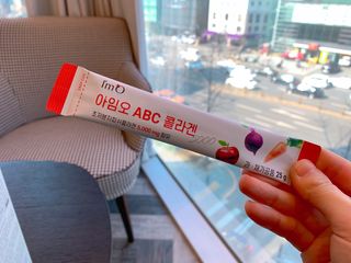 아임오 ABC 콜라겐 젤리 14포 — 5점을 준 리뷰어가 2022년 3월 올린 사용 사진