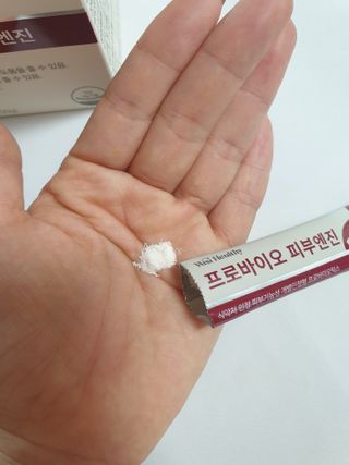 삼진제약 위시헬씨 [삼진제약] 위시헬씨 프로바이오 피부엔진 — 5점을 준 리뷰어가 2021년 1월 올린 사용 사진