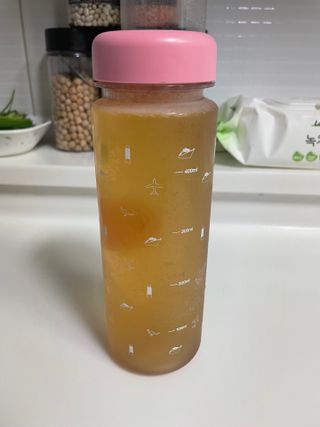 뉴트리션팩토리 하드코어버닝티 오리지널 — 4점을 준 리뷰어가 2021년 8월 올린 사용 사진