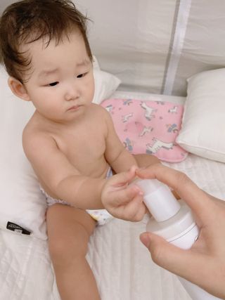 란떼쥬 프르미에 스킨케어 샴푸앤바스 + 크림로션 베이직 세트 — 5점을 준 리뷰어가 2021년 12월 올린 사용 사진