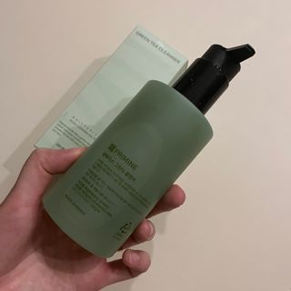 프리마인 메이크업과 들뜨는 각질까지 한방에 깐달걀로! 순하기까지한 셀베이스 그린티클렌저(200ml) — 5점을 준 리뷰어가 2023년 3월 올린 사용 사진