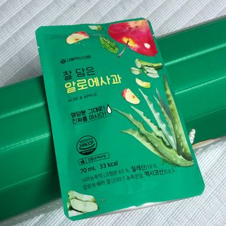 서울약사신협 잘 담은 알로애사과_70ml x 30포 — 5점을 준 리뷰어가 2021년 9월 올린 사용 사진