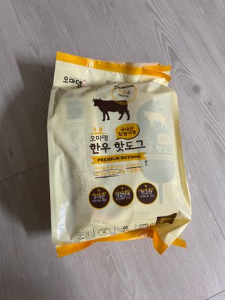 오마뎅 한우핫도그 — 5점을 준 리뷰어가 2021년 5월 올린 사용 사진