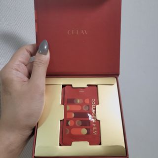 프리마인 귀족의 콜라겐, 92배 흡수율. 럭셔리 프리미엄 셀라브 콜라겐필름 30매 — 4점을 준 리뷰어가 2021년 10월 올린 사용 사진