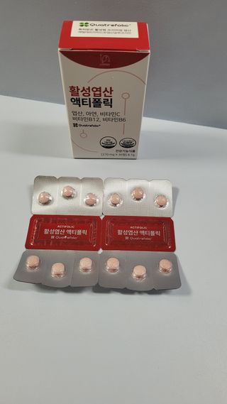 [리노브] 4세대 활성엽산 액티폴릭 270mg x 30정 — 5점을 준 리뷰어가 2022년 9월 올린 사용 사진