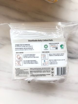 디어엘로디 프리미엄 유기농 베이비 솜티슈 40매 3 + 1 PACK — 4.5점을 준 리뷰어가 2021년 2월 올린 사용 사진