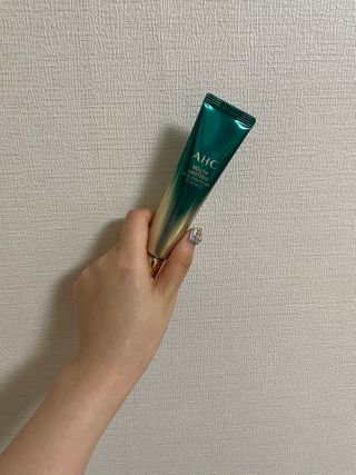 [NEW 탄력유턴 아이크림] AHC 유스 래스팅 리얼 아이크림 포 페이스 — 5점을 준 리뷰어가 2021년 1월 올린 사용 사진